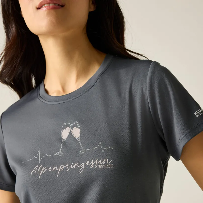 Fingal Slogan Radshirt kurzarm Damen