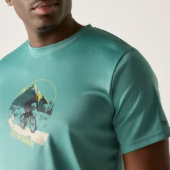 Fingal Slogan Shirt kurzarm Herren