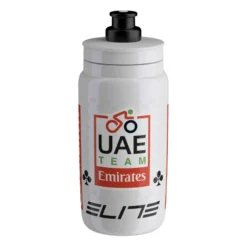 Fly Teams UAE Emirates Fahrrad Trinkflasche weiß
