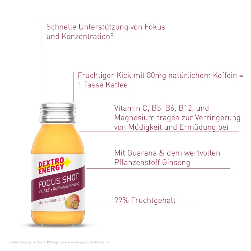 Focus Shot Sportgetränk (60 ml)
