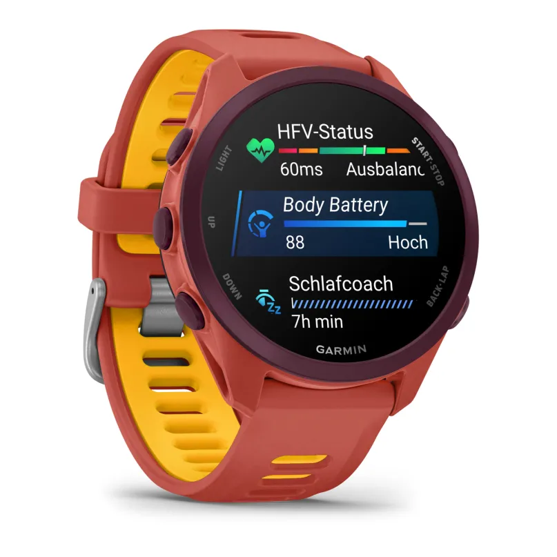 Forerunner 170 Music Smartwatch rot/gelb