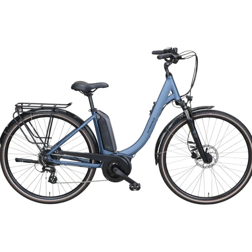 Forte Plus 408 E-Bike Trekkingrad Tiefeinsteiger 28" blau