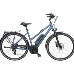 Forte Plus 408 E-Bike Trekkingrad Trapez 28" blau