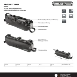 Frame-Pack RC Toptube 4 l Rahmentasche braun