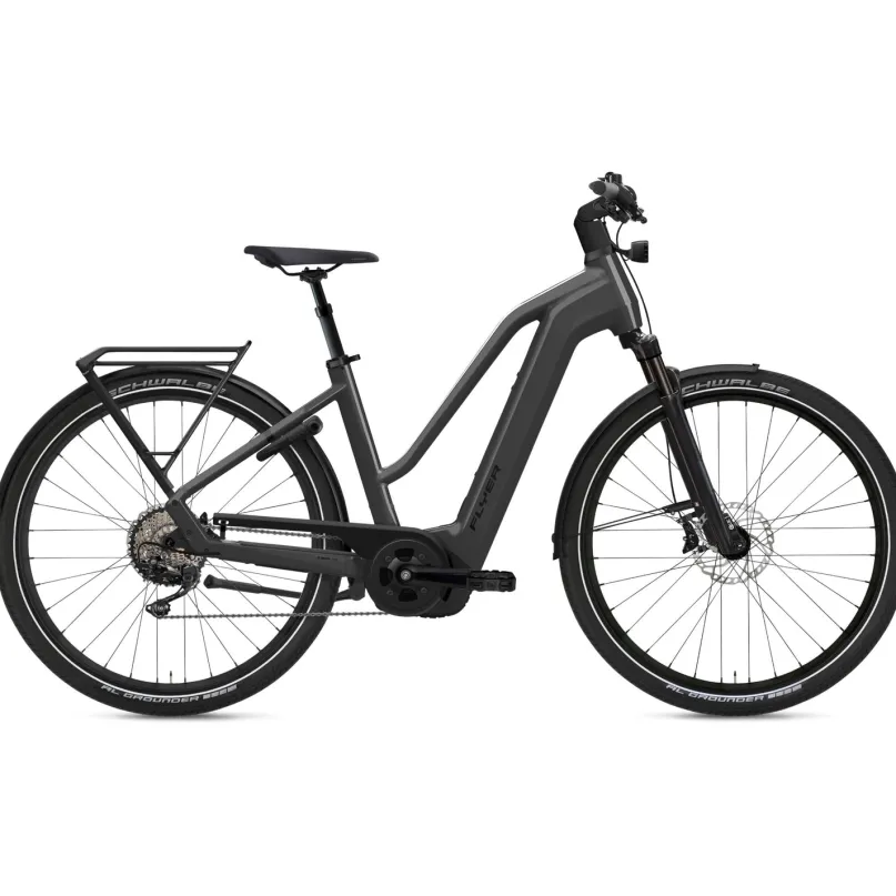 Gotour 7.10 E-Bike Trekkingrad Trapez 29" grau