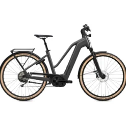 Gotour 7.12 XC SUV E-Bike Trekkingrad Trapez 29" grau