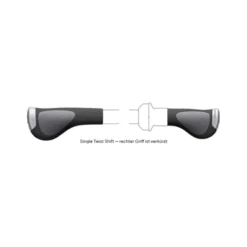 GP1 Evo Single Twistshift Fahrradgriffe ergonomisch