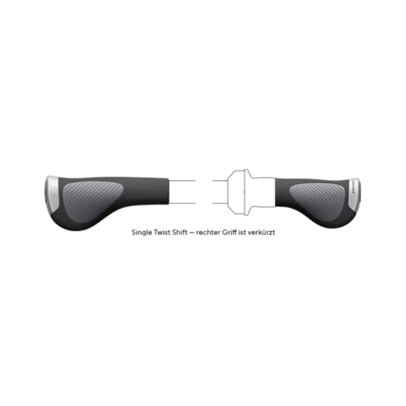 GP1 Evo Single Twistshift Fahrradgriffe ergonomisch