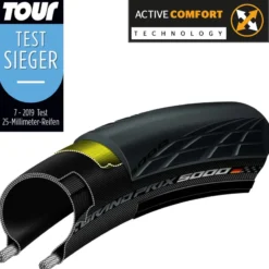 Grand Prix 5000 Rennrad-Reifen (28") schwarz-cream