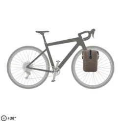Gravel-Pack Fahrradtaschen Paar braun