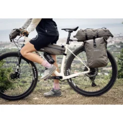 Gravel-Pack Fahrradtaschen Paar braun