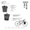 Gravel-Pack Fahrradtaschen Paar schwarz