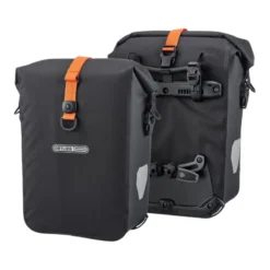 Gravel-Pack Fahrradtaschen Paar schwarz