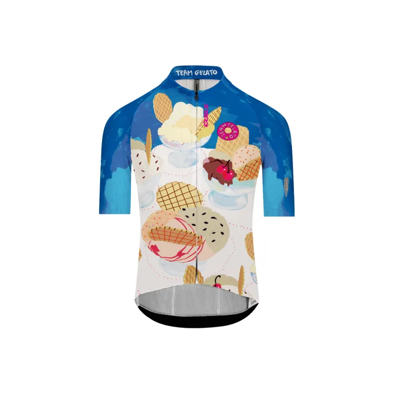 Gregarius Pro Team Gelato Radtrikot kurzarm Herren