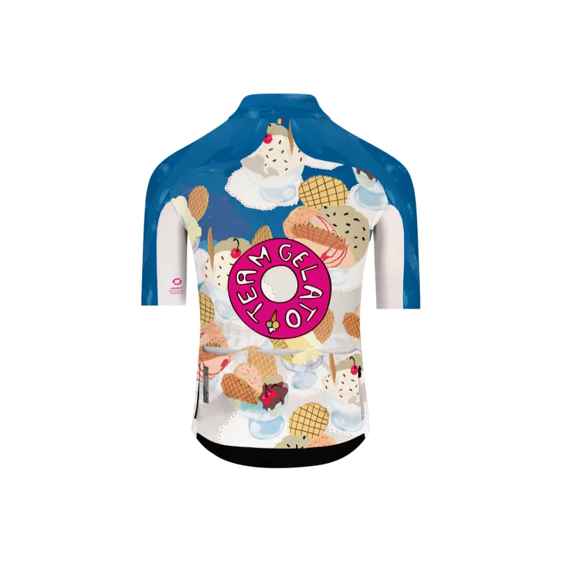 Gregarius Pro Team Gelato Radtrikot kurzarm Herren