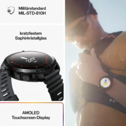 Grit X2 Pro Outdoor Multisport Smartwatch schwarz