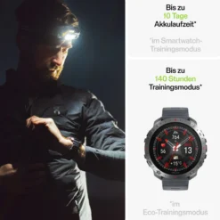 Grit X2 Pro Outdoor Multisport Smartwatch grau