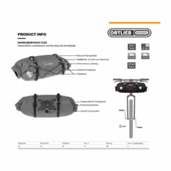 Handlebar-Pack Flex 15 l Lenkertasche braun