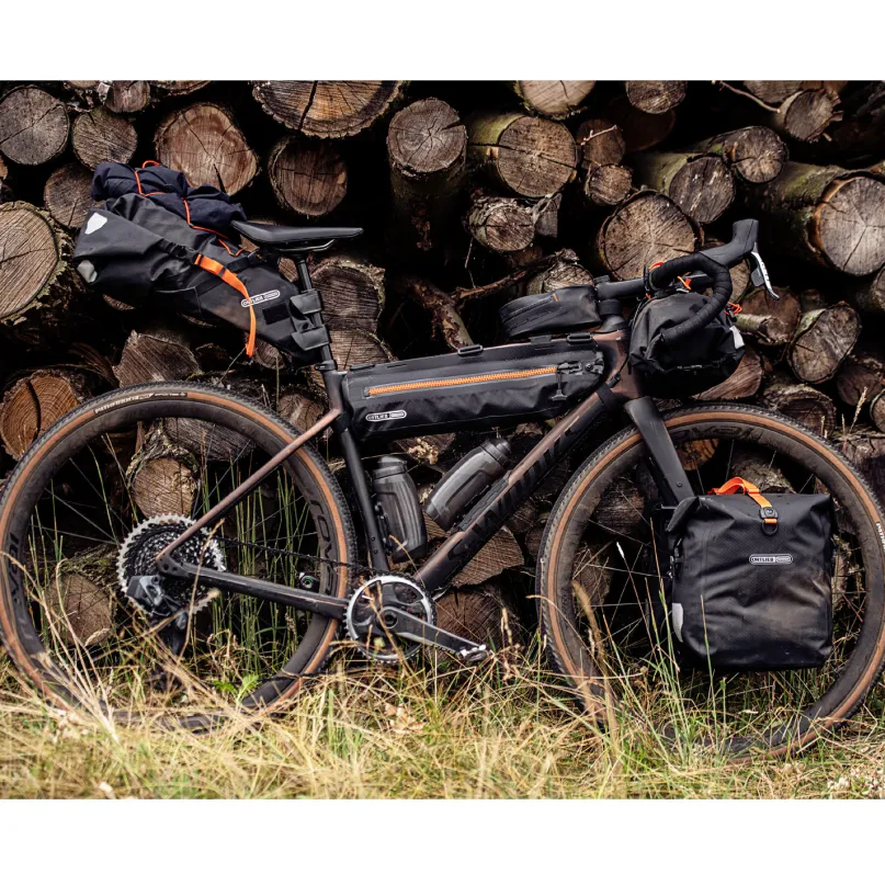 Handlebar-Pack 15 L Bikepacking-Lenkertasche schwarz