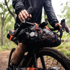 Handlebar-Pack 15 L Bikepacking-Lenkertasche schwarz