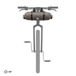 Handlebar-Pack 9 L Bikepacking-Lenkertasche braun