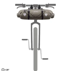 Handlebar-Pack 15 L Bikepacking-Lenkertasche braun