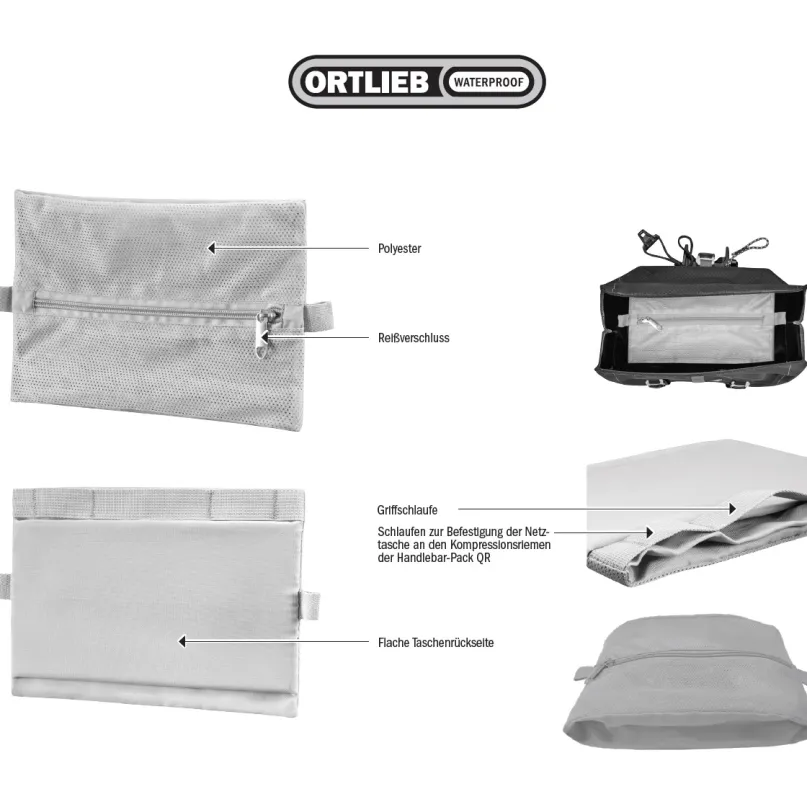 Handlebar-Pack QR Inner Pocket Innentasche für Bikepacking-Lenkertasche