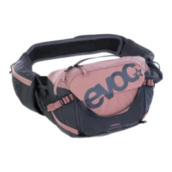 Hip Pack Pro 3 Gürteltasche Fahrrad grau/pink inkl. 1,5 l Trinkblase