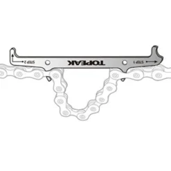 Kettenhalter und -verschleißlehre Chain Hook & Wear Indicator