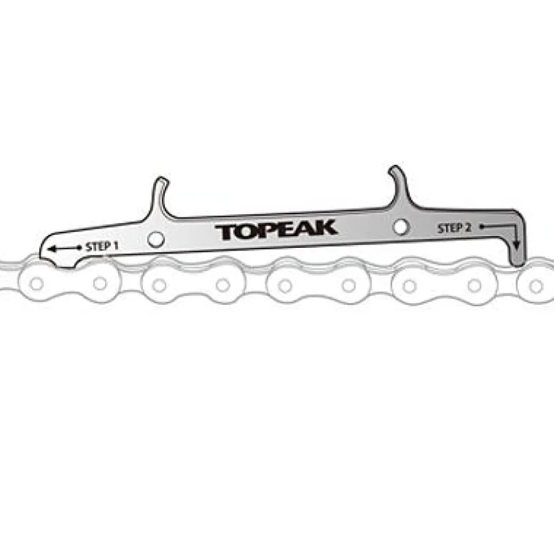 Kettenhalter und -verschleißlehre Chain Hook & Wear Indicator