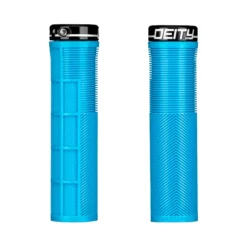 Knuckleduster Lock-On Fahrradgriffe blau