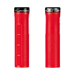 Knuckleduster Lock-On Fahrradgriffe rot