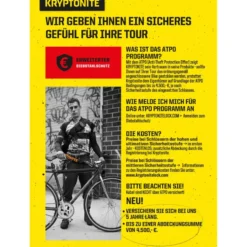 Kryptolok 995 Mini Fahrrad-Kettenschloss