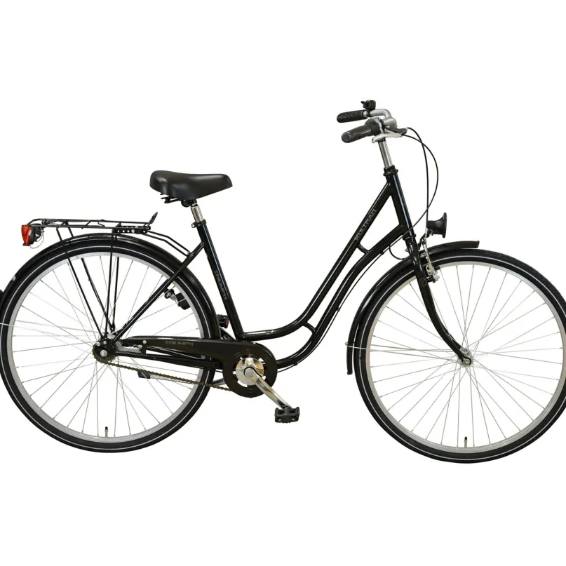 Kultrad City Bike Tiefeinsteiger schwarz