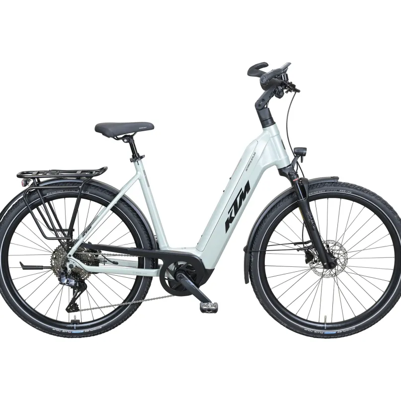 Macina Ultimate GTS E-Bike Trekkingrad Tiefeinsteiger 28" silber