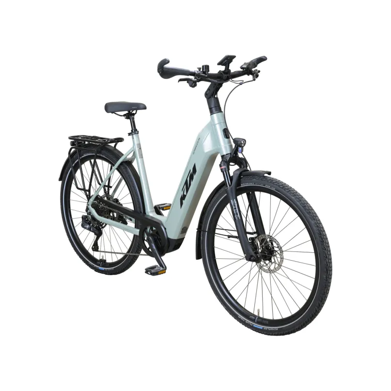 Macina Ultimate GTS E-Bike Trekkingrad Tiefeinsteiger 28" silber