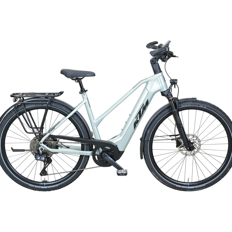 Macina Ultimate GTS E-Bike Trekkingrad Trapez 28" silber