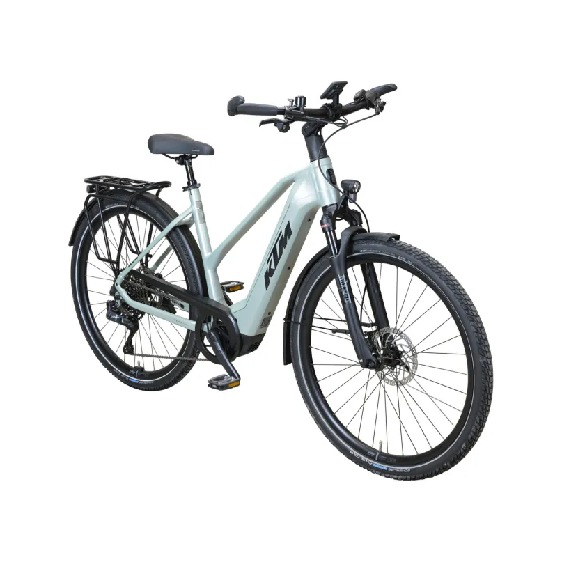 Macina Ultimate GTS E-Bike Trekkingrad Trapez 28" silber