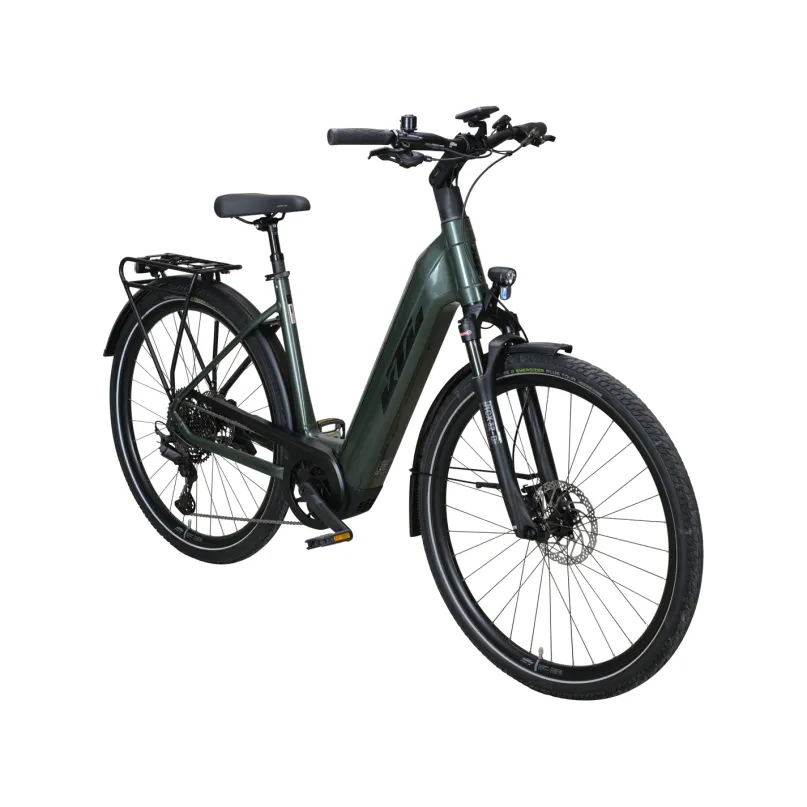 Macina Ultimate Pro 750 Wh E-Bike Trekkingrad Tiefeinsteiger 28" grün