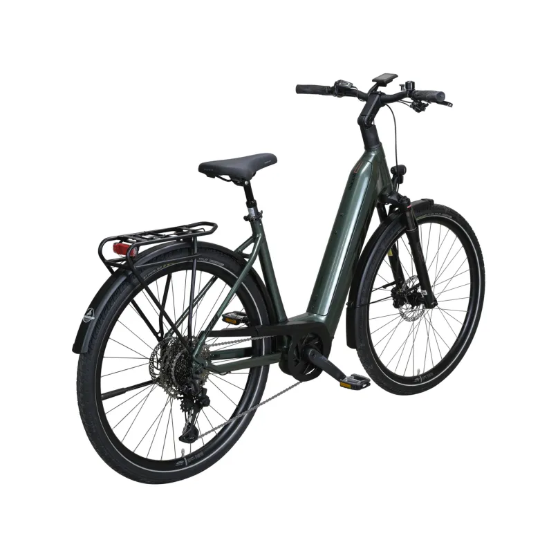 Macina Ultimate Pro 750 Wh E-Bike Trekkingrad Tiefeinsteiger 28" grün
