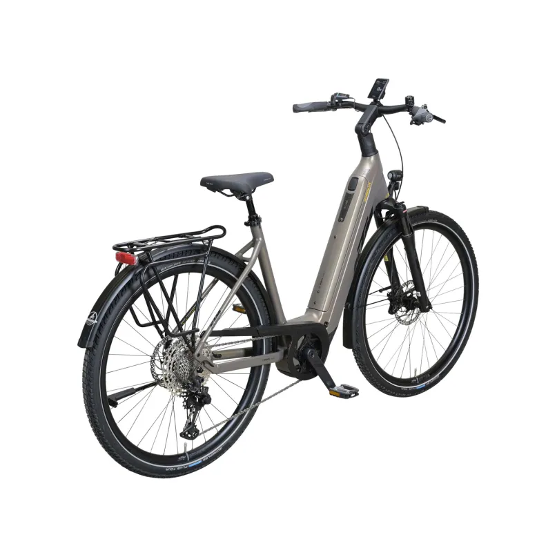 Macina Ultimate XTS E-Bike Trekkingrad Tiefeinsteiger 28" grau