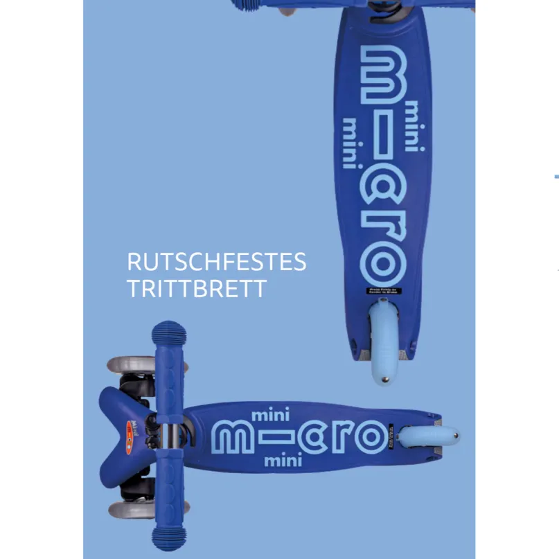 MiniDeluxe Kinderroller blau