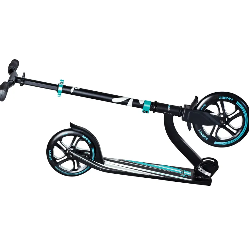 Muuwmi 230 205 mm Scooter schwarz türkis