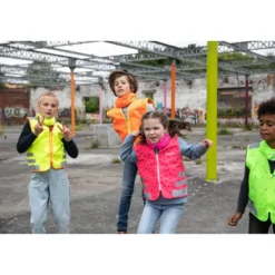 Nutty Warnweste Kinder gelb