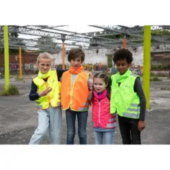 Nutty Warnweste Kinder gelb