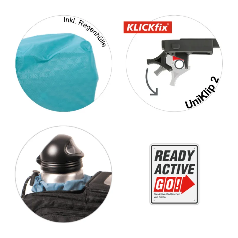 Ohio Uniklip 2 Gepäckträgertasche