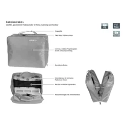 Packing Cube Bundle Organizer-Set für Fahrradtaschen
