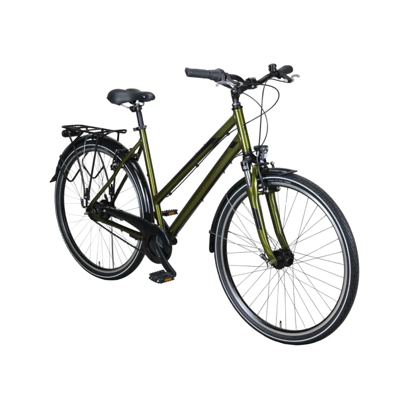 Piazza 8 City Bike Trapez 28" grün