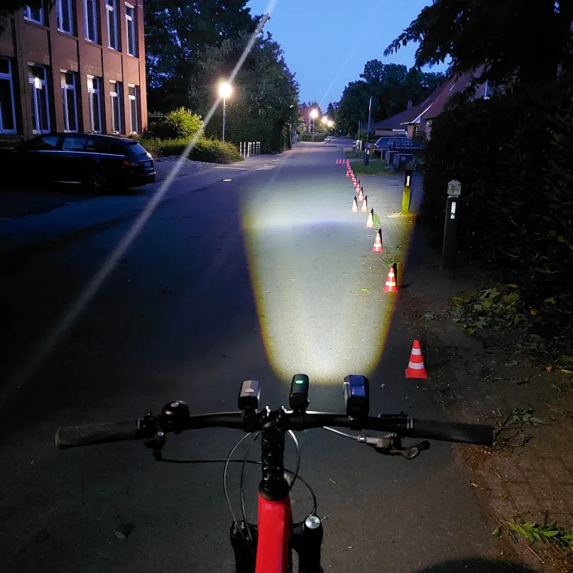 Polar F100 Alu Fahrradlicht