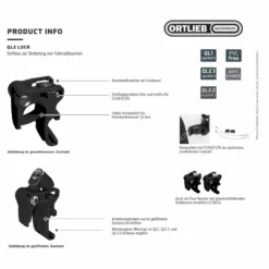 QL2-Lock Schloss für Fahrradtaschen 2er Set